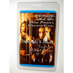 Prince And The New Power Generation VIP UNUSED Backstage Pass Original 1992